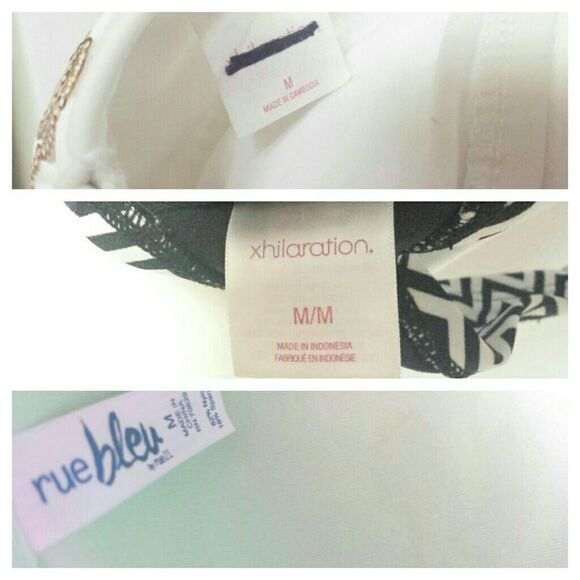 RUEBLUE Xhilaration Halter Bandeau Bikini Bundle - Picture 8 of 8